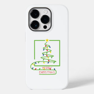  Stylised christmas tree with light bulbs Case-Mate iPhone 14 Pro Case