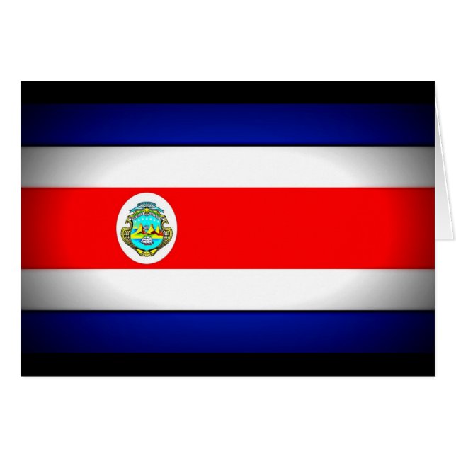 Stylised Costa Rica Flag (Front Horizontal)