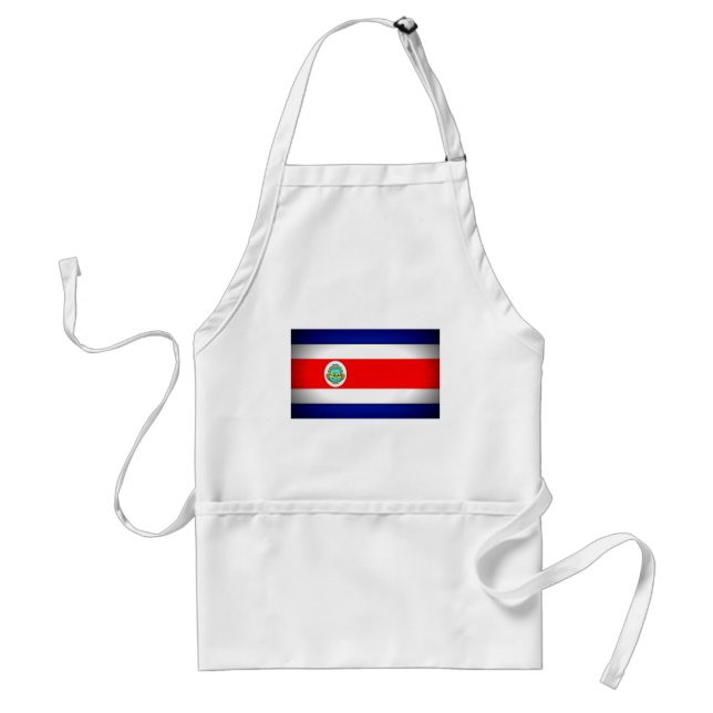 Stylised Costa Rica Flag Standard Apron (Front)