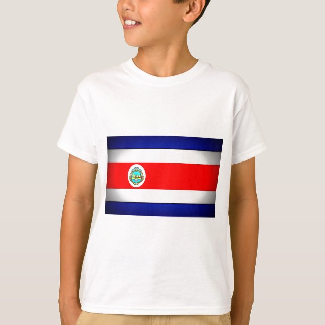 Stylised Costa Rica Flag T-Shirt (Front)