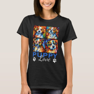 Stylised Cute Puppies T-Shirt