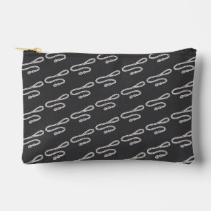 Stylised Dog Leash Design Pattern Accessory Pouch