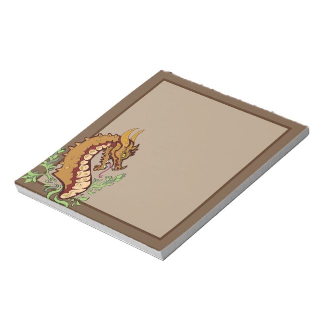 Stylised Dragon Notepad (Rotated)