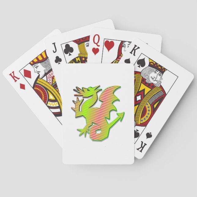 Stylised Dragon Playing Cards (Back)