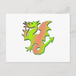 Stylised Dragon Postcard
