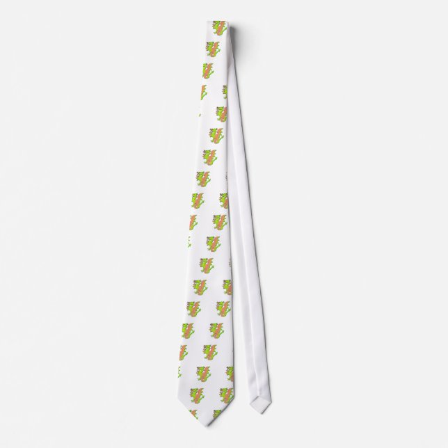 Stylised Dragon Tie (Front)
