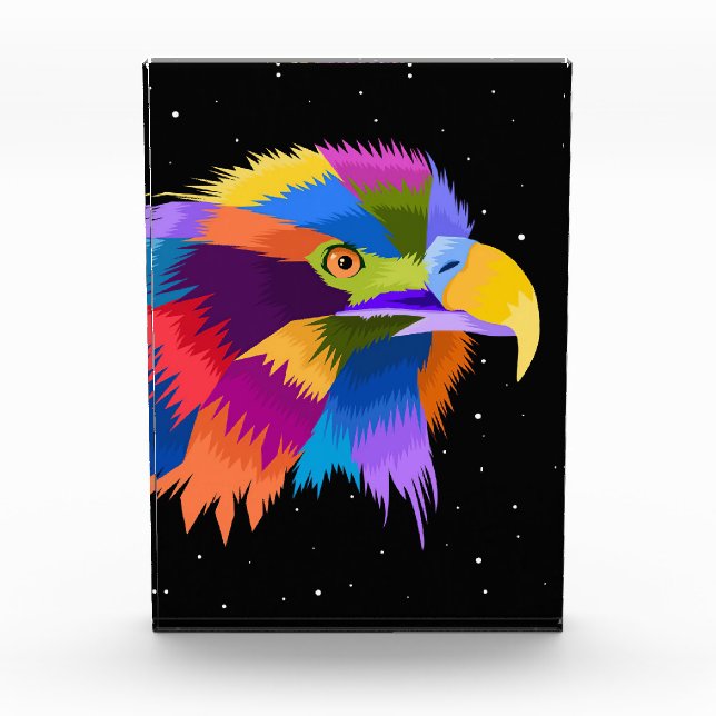 Stylised Eagle Pop Photo Block (Front)