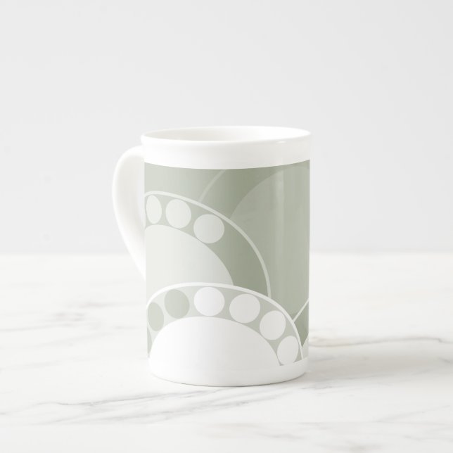 Stylised Fern Frond Design - Mug (Front Left)