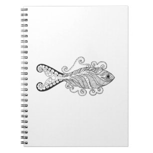 Stylised Fish Notebook