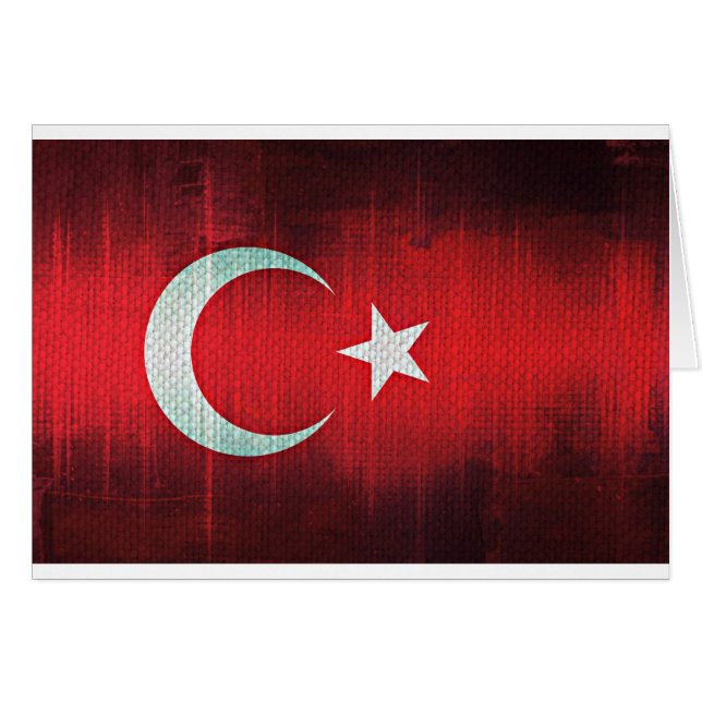 Stylised Flag of Turkey (Front Horizontal)