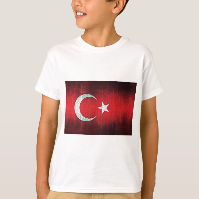Stylised Flag of Turkey T-Shirt (Front)