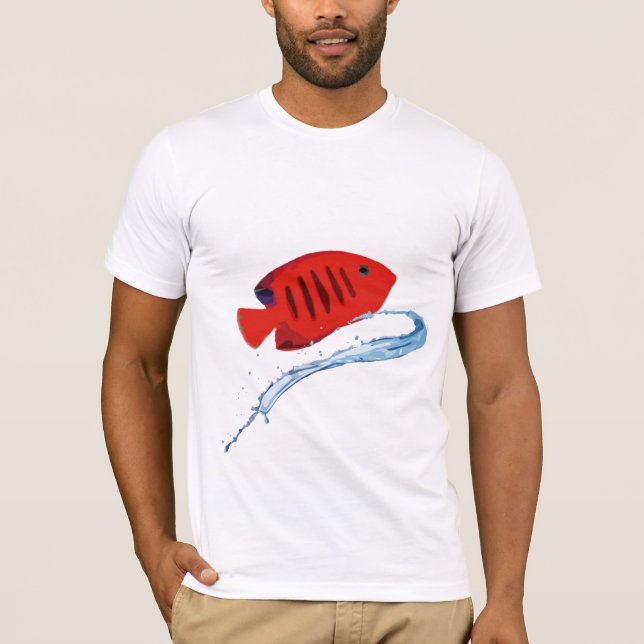 Stylised Flame Angel T-Shirt (Front)