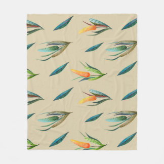 Stylised Floral Elegance: Endless Beauty. Fleece Blanket