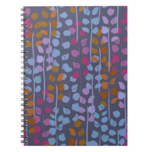 Stylised floral seamless pattern. Vintage imitatio Notebook
