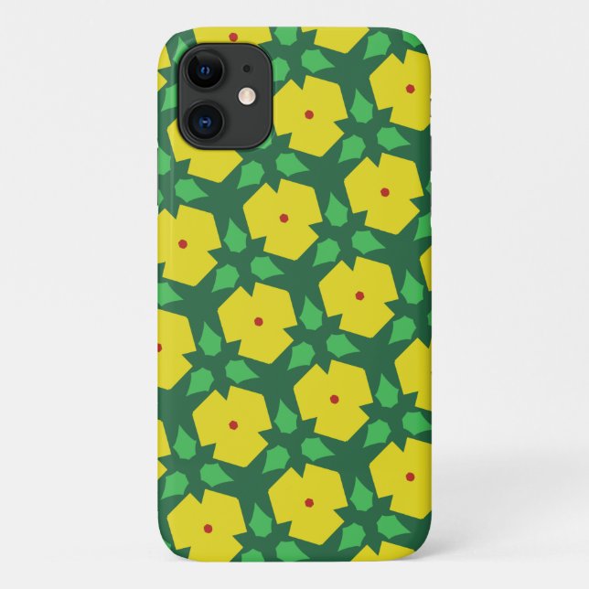 Stylised Flowers Case-Mate iPhone Case (Back)
