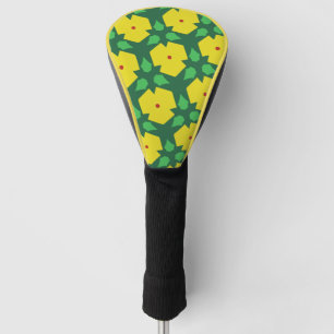 Stylised Flowers  Golf Head Cover