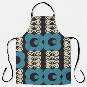 Stylised Flowers: Modern Vintage Geometric. Apron