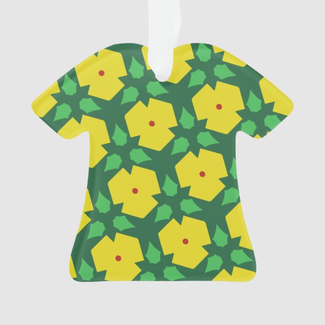 Stylised Flowers Ornament (Front)