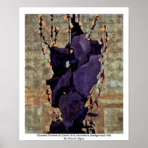 Stylised Flowers Poster