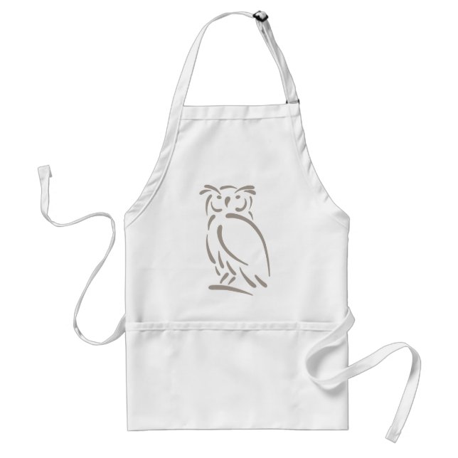 Stylised Great Horned Owl Standard Apron (Front)