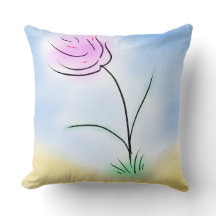 Stylised Happy Flower on a Warm Sunny Day