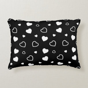Stylised hearts pattern 5 decorative cushion