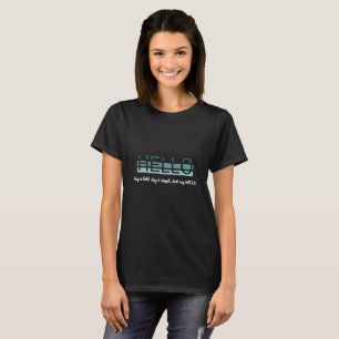 Stylised "HELLO" Gradient Typography T-Shirt