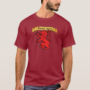 Stylised Heraldic Lion T-Shirt