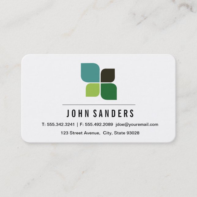 Stylised Icon Business Card (Front)