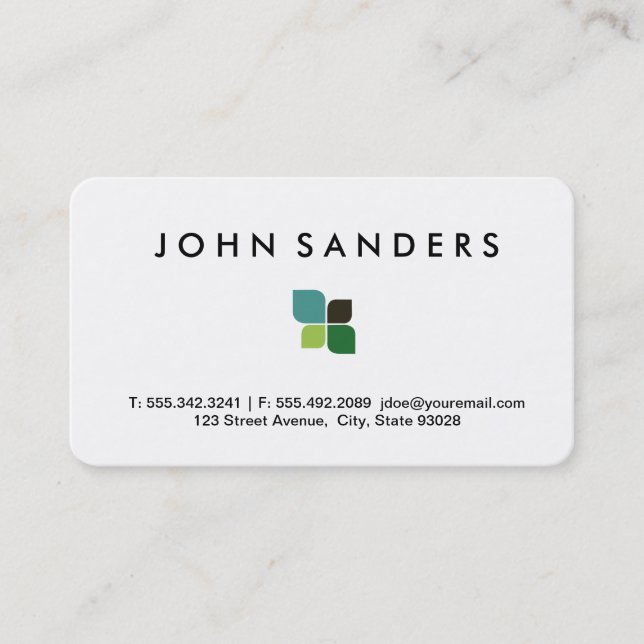 Stylised Icon Business Card (Front)