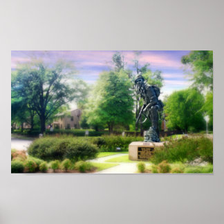 Stylised Iron Mike Final on Matte Canvas Poster