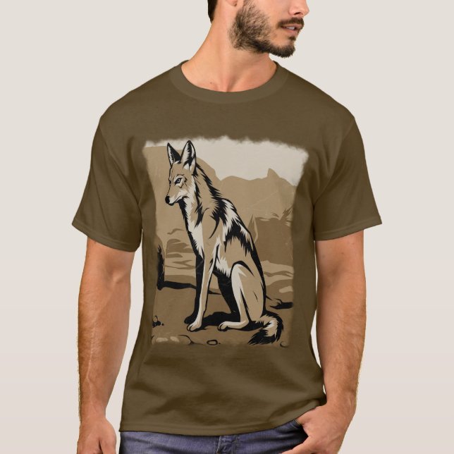 Stylised jackal T-Shirt (Front)