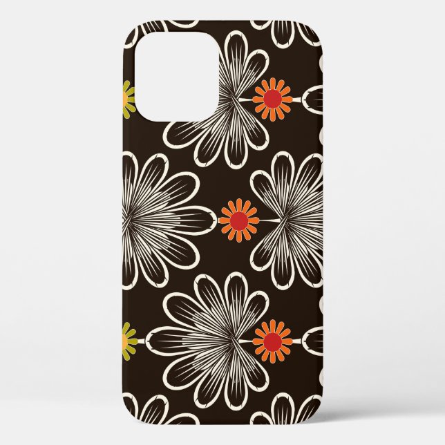 Stylised Leaves: Floral Graphic Background Case-Mate iPhone Case (Back)