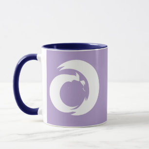 Stylised Letter "A" Monogram Modern Art  Mug