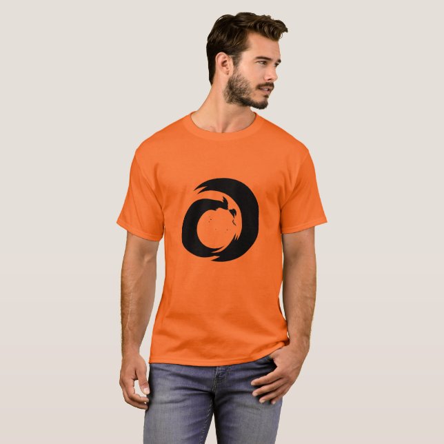 Stylised Letter "A" Monogram Modern Art T-Shirt (Front Full)