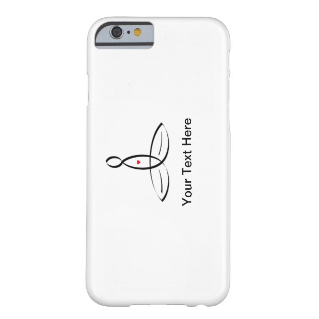 Stylised meditator with customisable text Case-Mate iPhone case (Back)