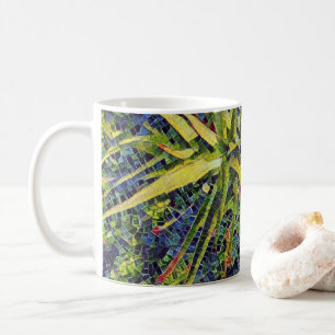 Stylised Mosaic Aloe Coffee / Tea Mug