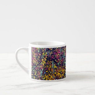 Stylised Mosaic Blossoming Tree Espresso Mug