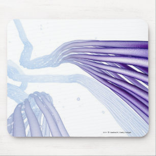 Stylised nerve fibres mouse mat