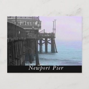 Stylised Newport Pier Postcard