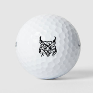 Stylised portrait of Bobcat Golf Balls