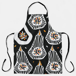 Stylised Pumpkins Seeds: Seamless Design Apron