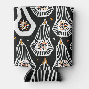 Stylised Pumpkins Seeds: Seamless Design Can Cooler