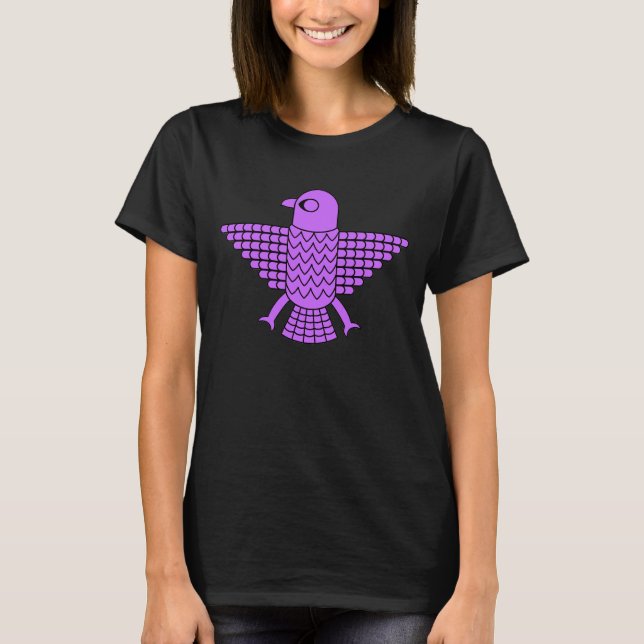 Stylised Purple Falcon T-Shirt (Front)