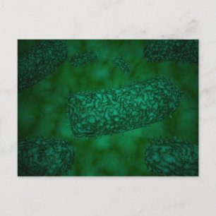Stylised Rabies Virus Particles 1 Postcard