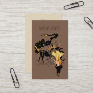 Stylised Silhouette Horse Business Card