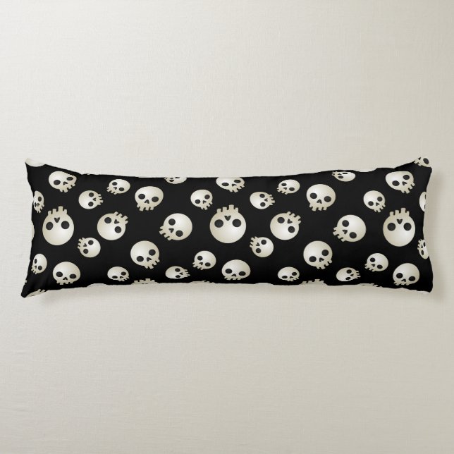 Stylised Skulls Body Cushion (Front)