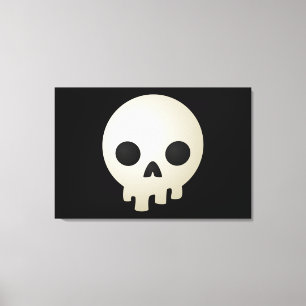 Stylised Skulls Canvas Print
