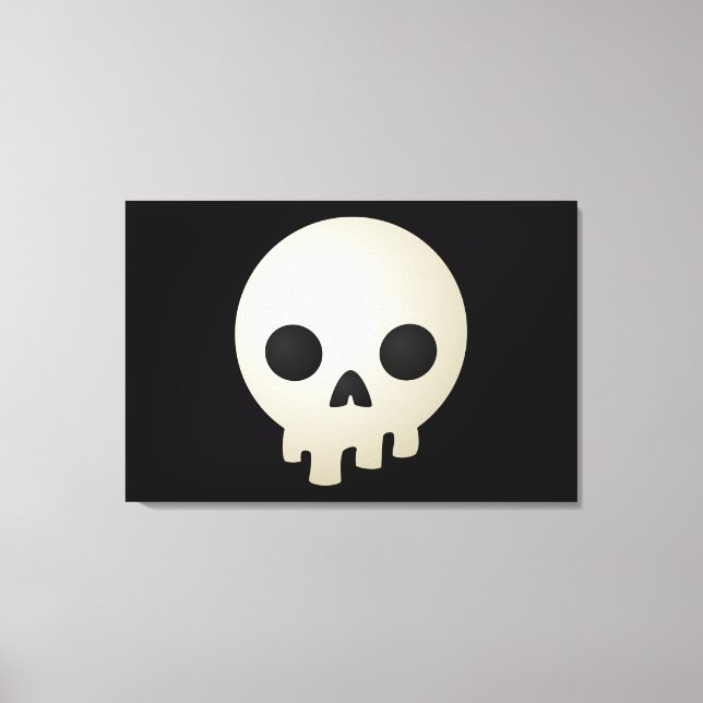 Stylised Skulls Canvas Print (Front)