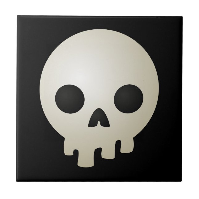 Stylised Skulls Tile (Front)
